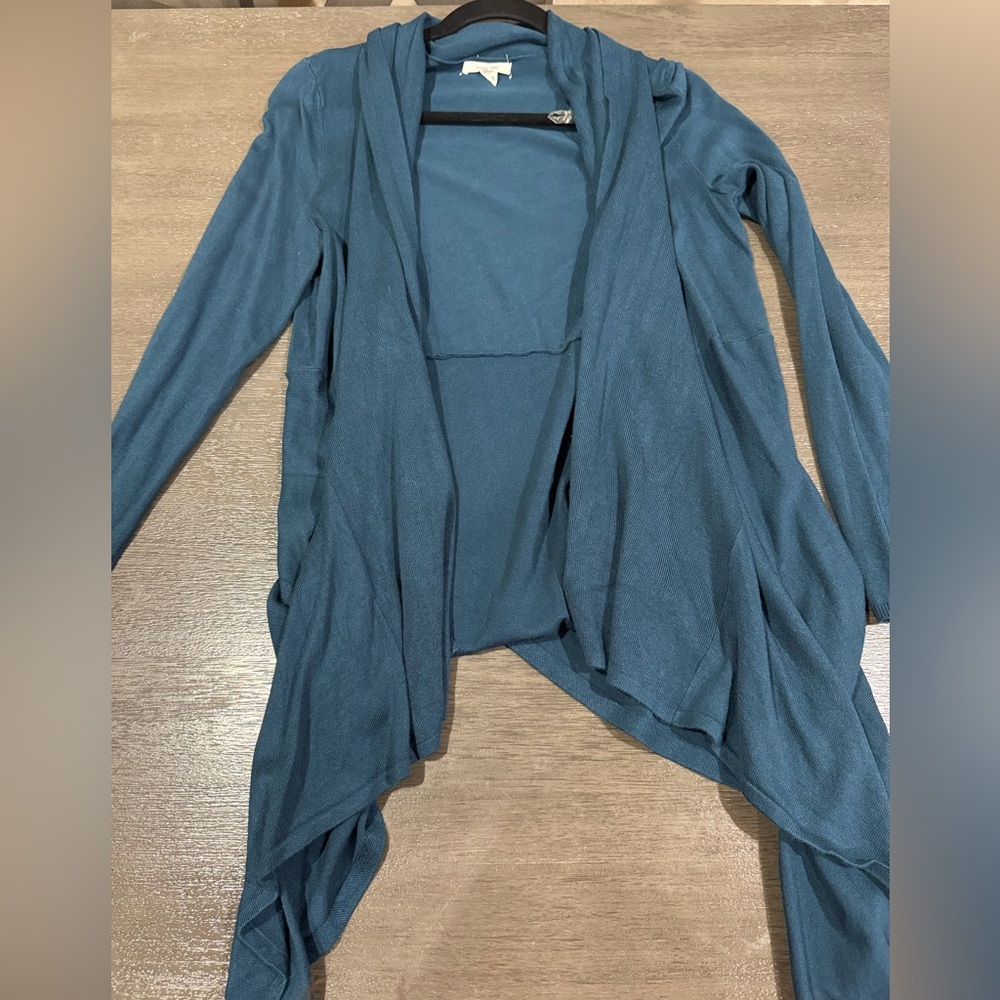 Teal cardigan